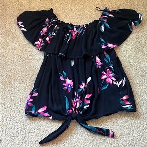 Floral Off-Shoulder Blouse